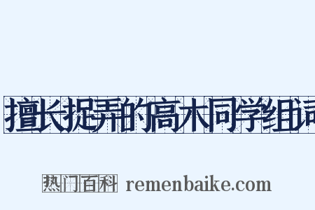 擅长捉弄的高木同学组词是什么意思的图片